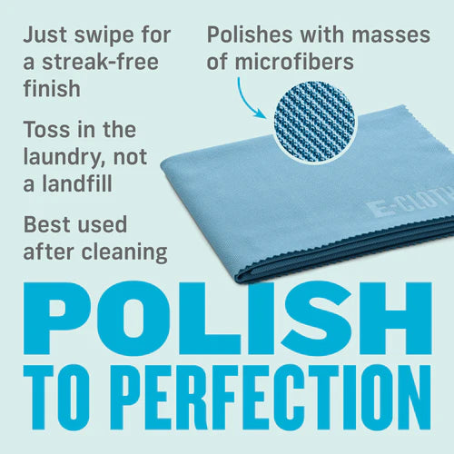 E-CLOTH GLASS & POLISHING CLOTH BLUE