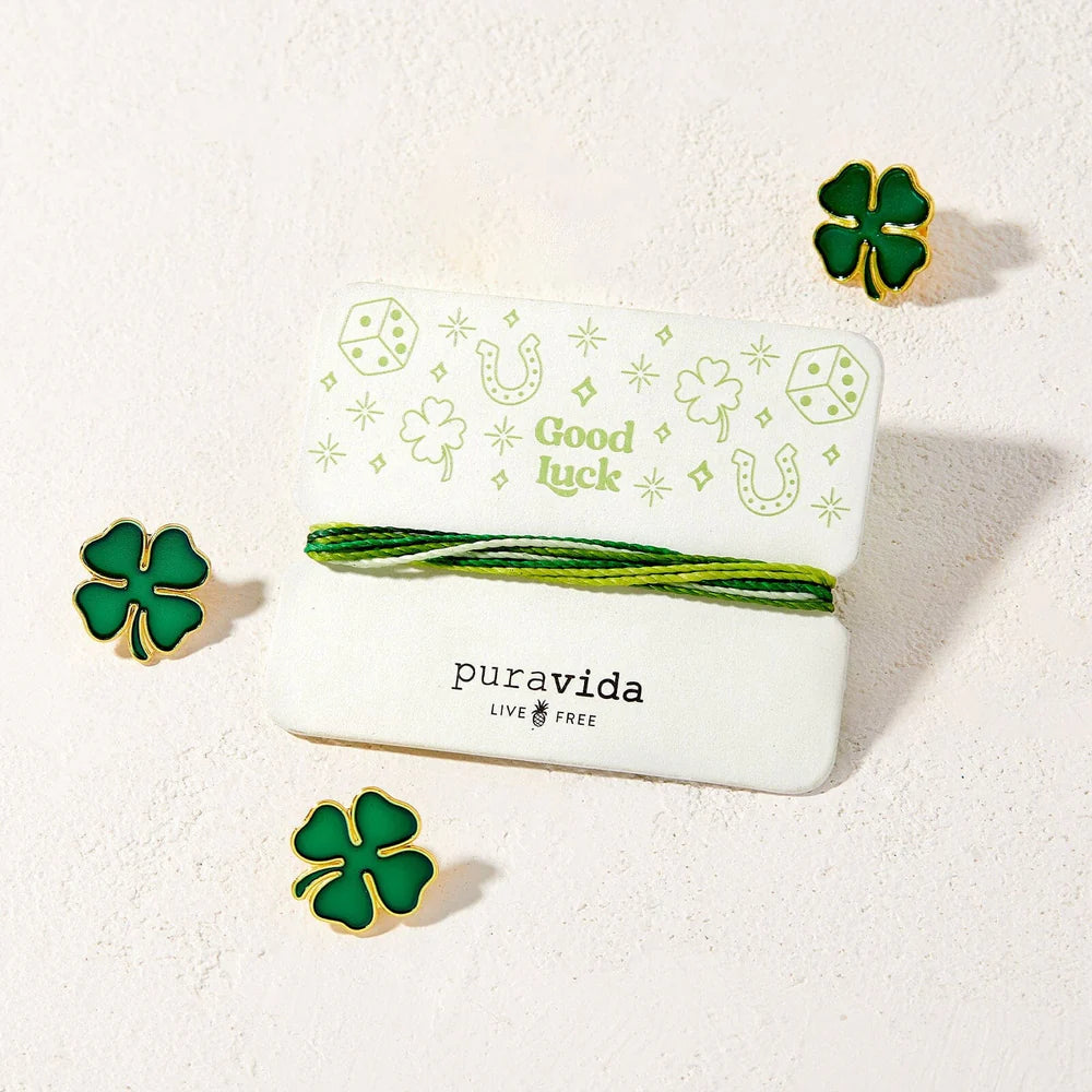 Pura Vida Good Luck Bracelet Card