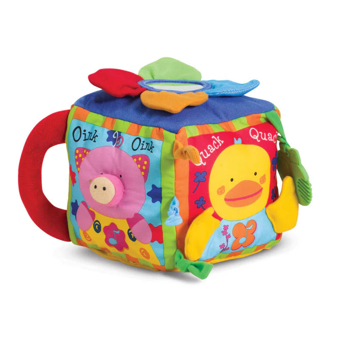 MELISSA & DUG MUSICAL FARMYARD CUBE LEARNING TOY