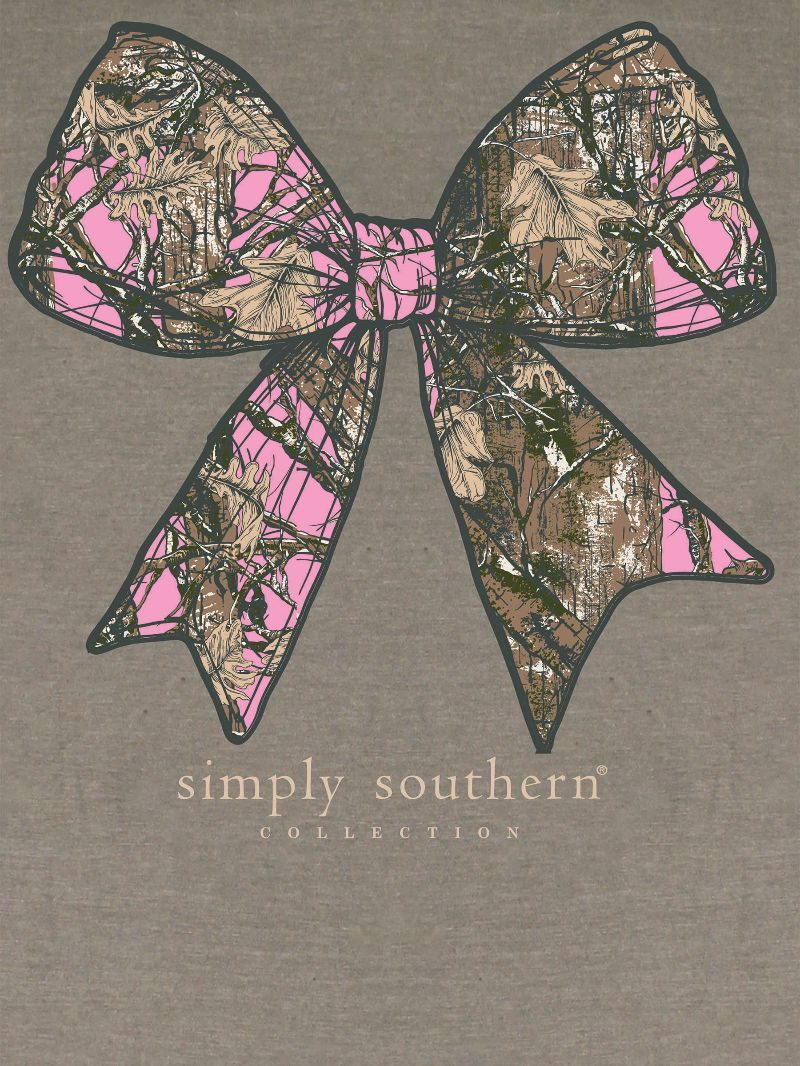 SIMPLY SOUTHERN -CAMOBOW T-SHIRT -DESERTHTHR