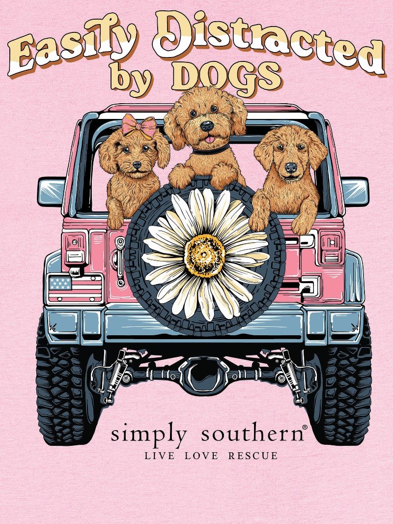 Simply Southern EASILY t-shirt in FNCYCNDY