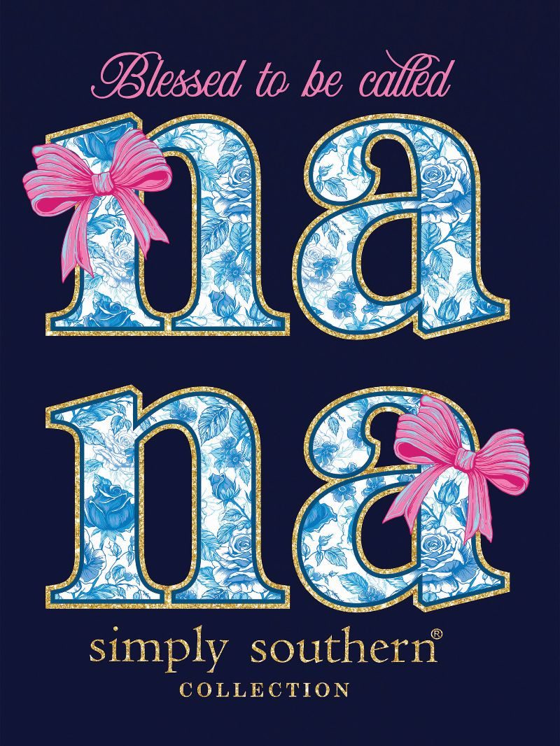 Simply Southern NANA t-shirt in -NAVY