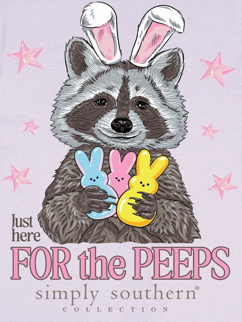 Simply Southern -PEEPS t-shirt in-LILAC