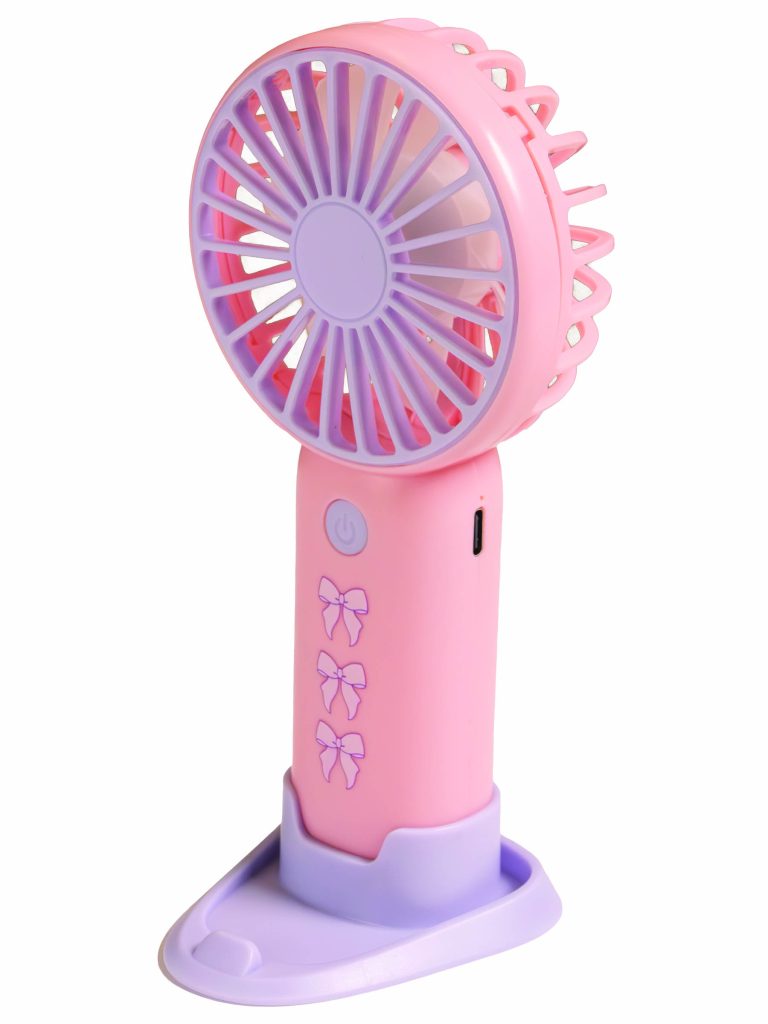 Simply Southern Mini Portable Fan- Pink Bow