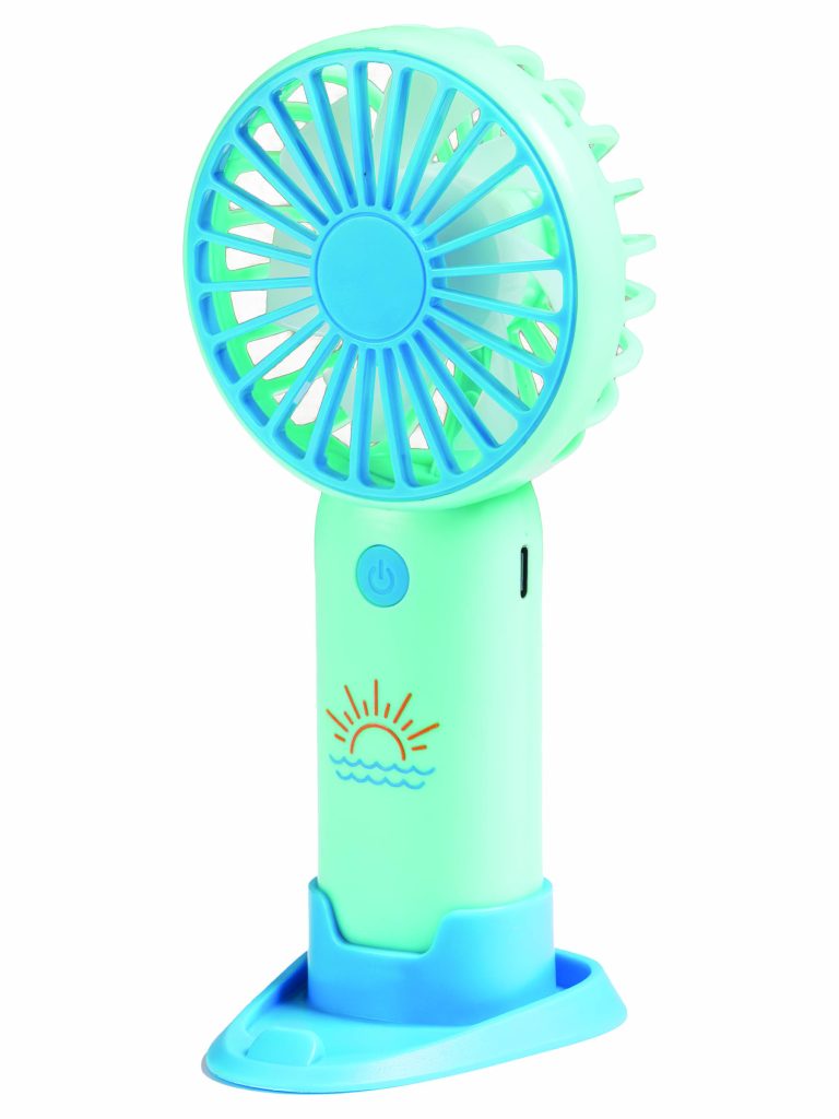 Simply Southern Mini Portable Fan -Green Sun