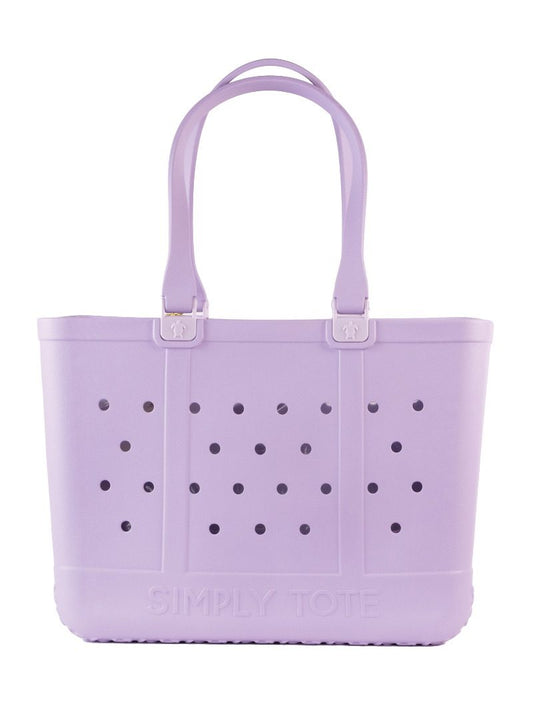 Simply Southern Large Tote Bag in Lilac