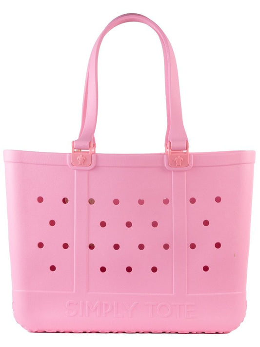 Simply Southern Large Tote Bag in Rose Pink