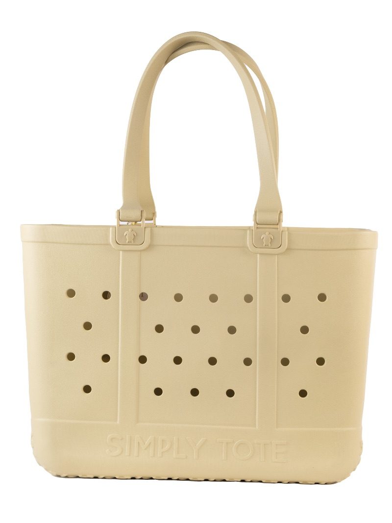 Simply Southern Large Tote Bag in Sand