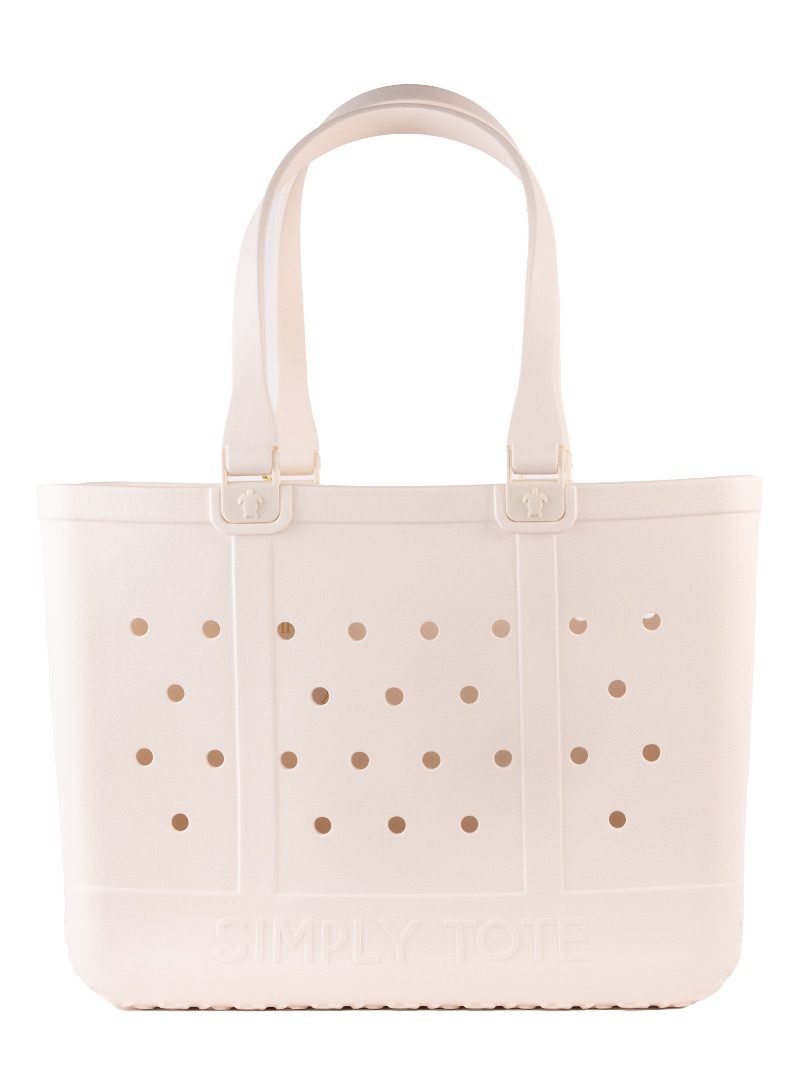Simply Southern Large Tote Bag in Shell