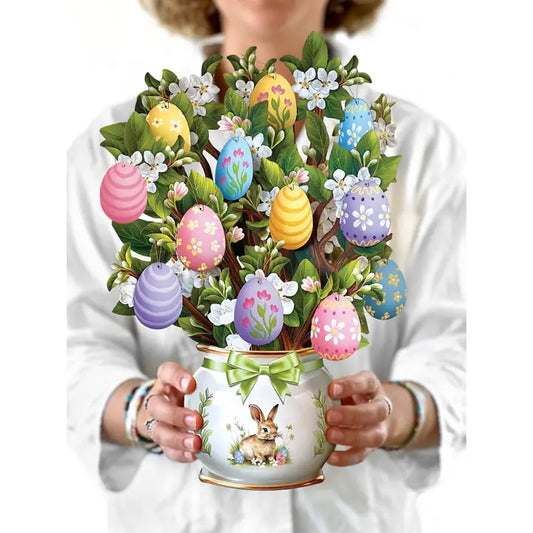 Easter Egg Tree Pop-Up Greeting Cards