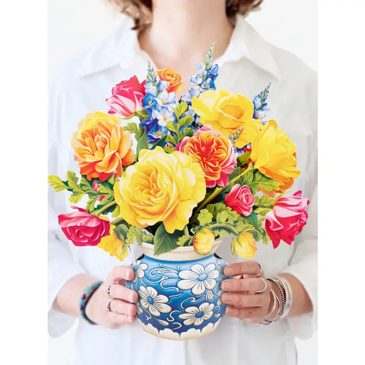 Sorbet Roses Pop-Up Greeting Cards