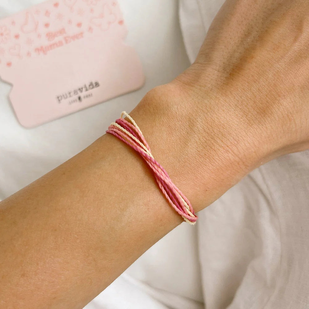 Pura Vida Best Mama Ever Bracelet Card