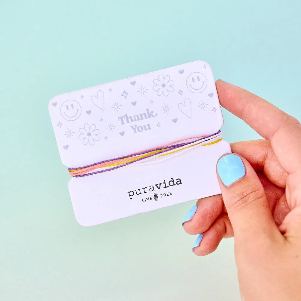 Pura Vida Thank You Bracelet Card