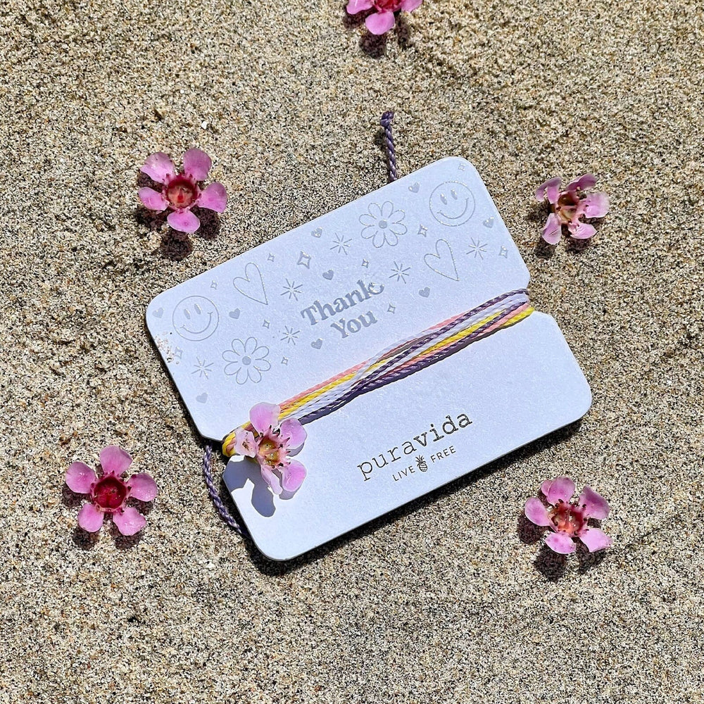 Pura Vida Thank You Bracelet Card