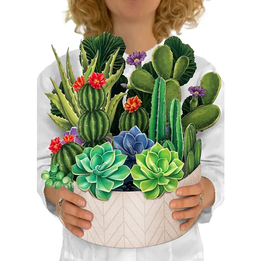 Cactus Garden Pop-Up Greeting Cards