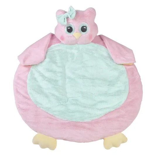 Lil' Hoots Pink Owl Belly Blanket