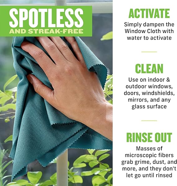 E-CLOTH WINDOW CLEANING KIT 2 CLOTHS