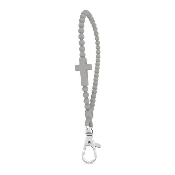 SILICONE JESUS WRISTLET KEYCHAIN