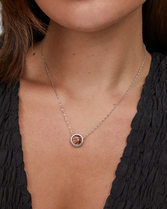 BASKETBALL SHORT PENDANT NECKLACE