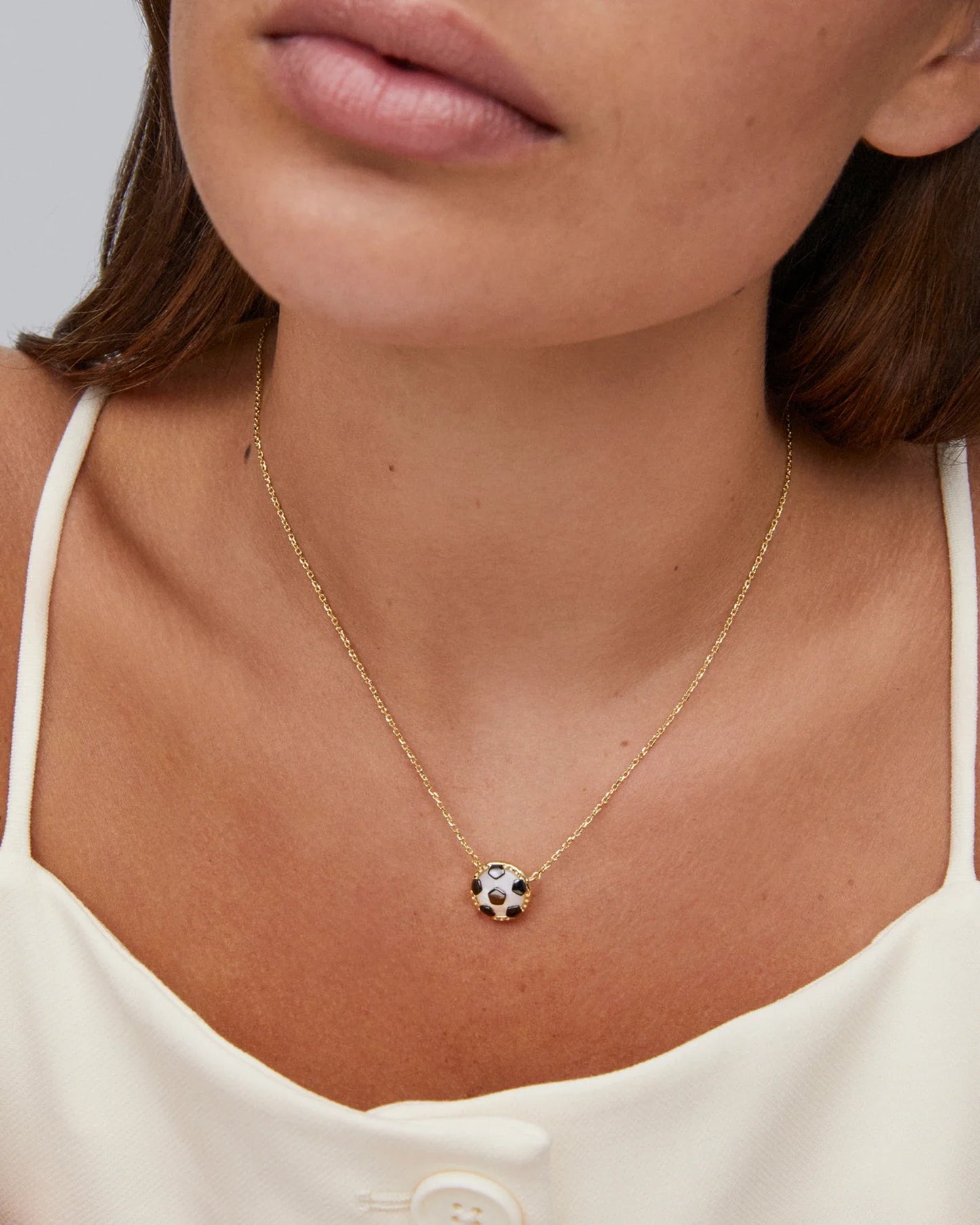 SOCCER SHORT PENDANT NECKLACE