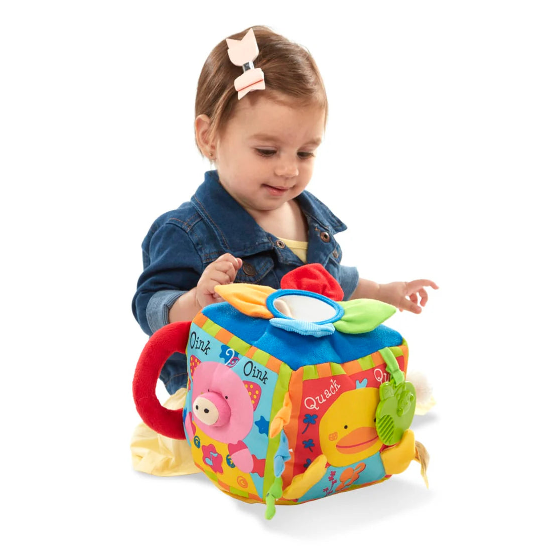 MELISSA & DUG MUSICAL FARMYARD CUBE LEARNING TOY