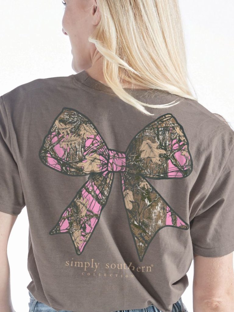 SIMPLY SOUTHERN -CAMOBOW T-SHIRT -DESERTHTHR