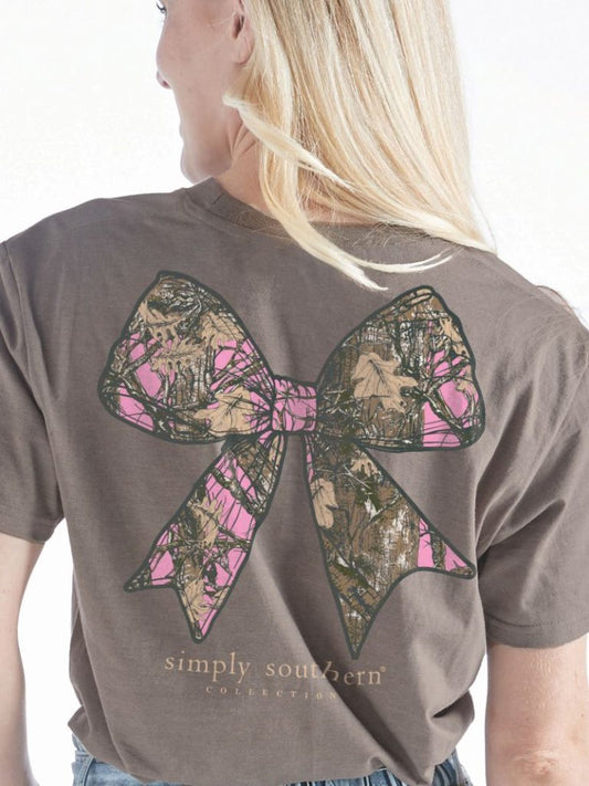 SIMPLY SOUTHERN -CAMOBOW T-SHIRT -DESERTHTHR