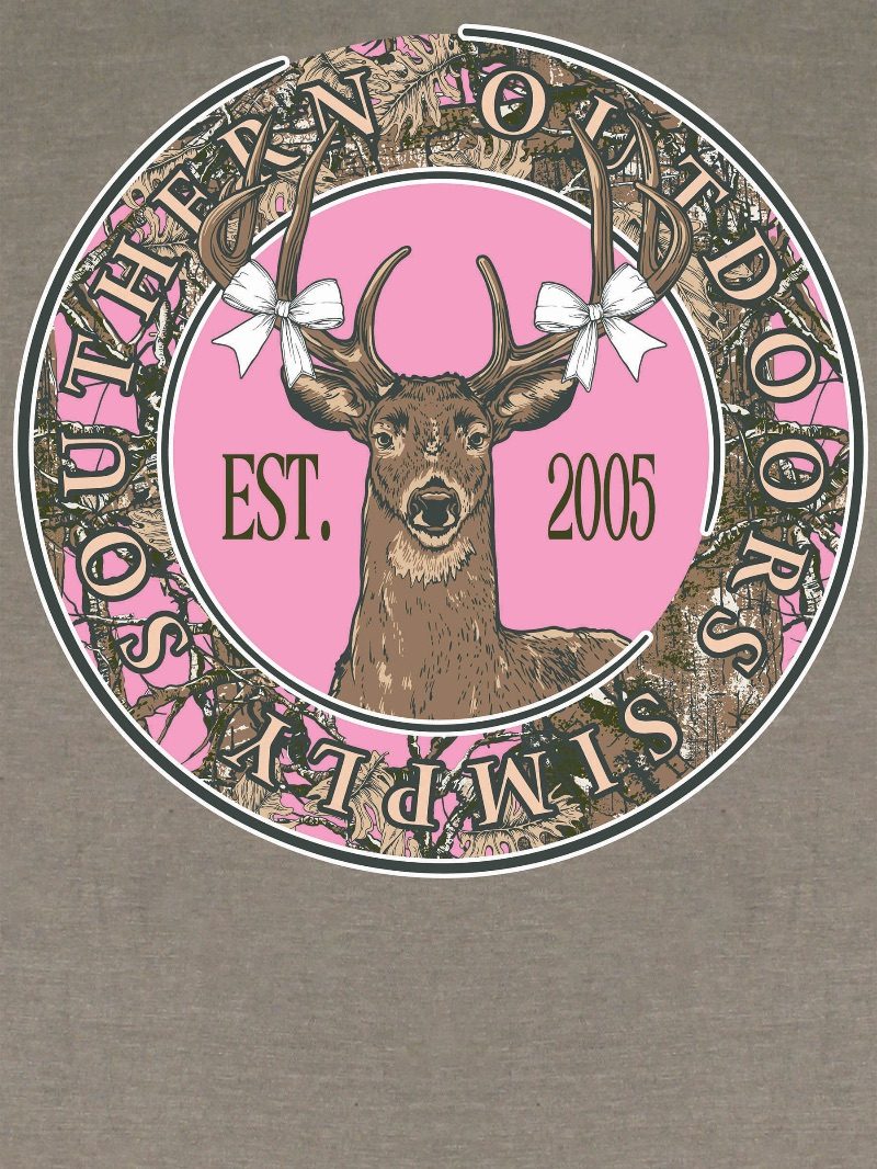 Simply Southern  DEER T-SHIRT in DESERTHTHR