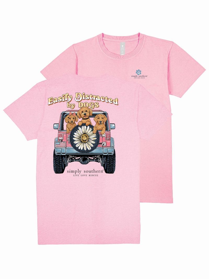 Simply Southern  EASILY t-shirt in  FNCYCNDY