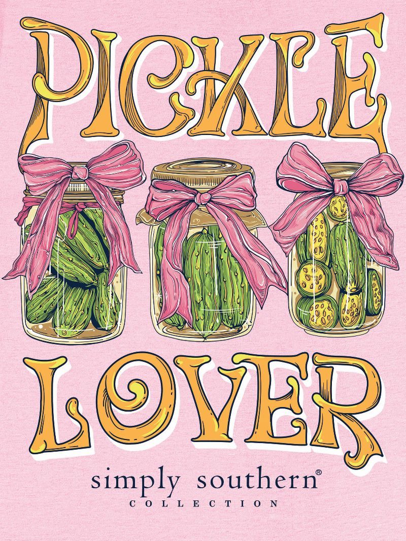 Simply Southern -PICKLE-  t-shirt in FNCYCNDY