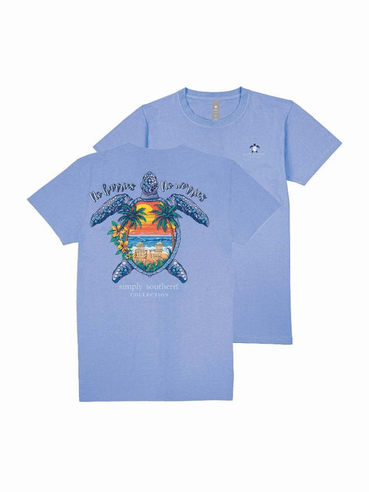 Simply Southern -TRACKT1-BEACH-  t-shirt in WAVE