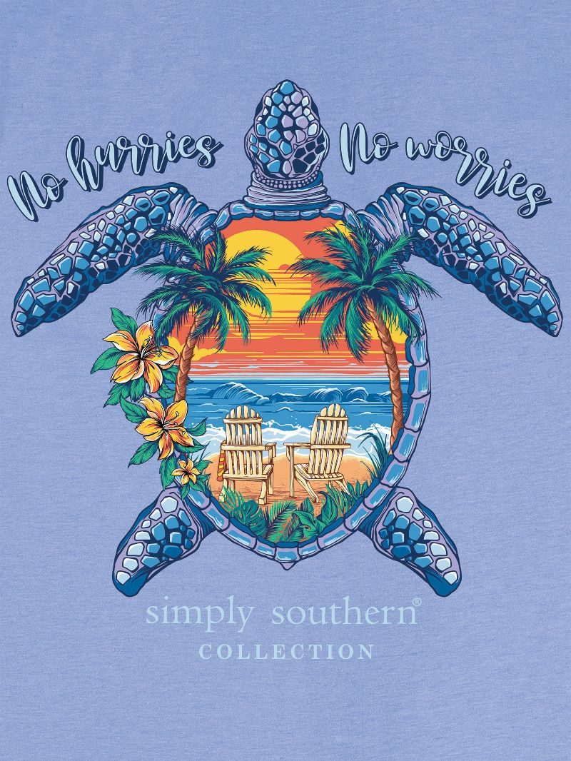 Simply Southern -TRACKT1-BEACH-  t-shirt in WAVE