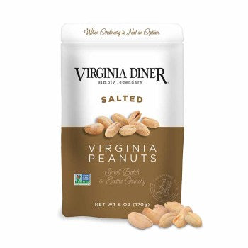 Virginia Diner Salted Virginia Peanuts  6oz bag