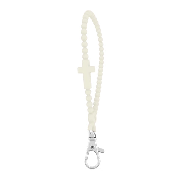 SILICONE JESUS WRISTLET KEYCHAIN