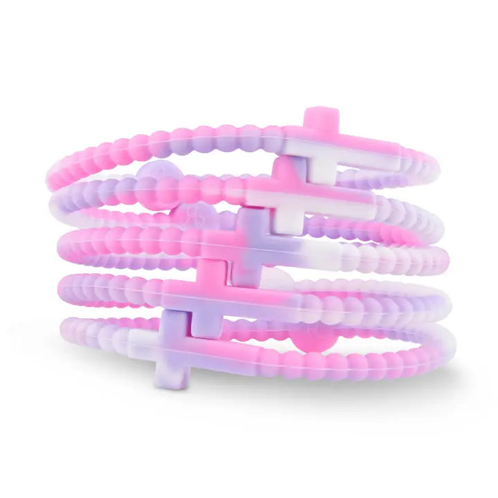 SILICONE JESUS BRACELETS PACK OF 5 Small