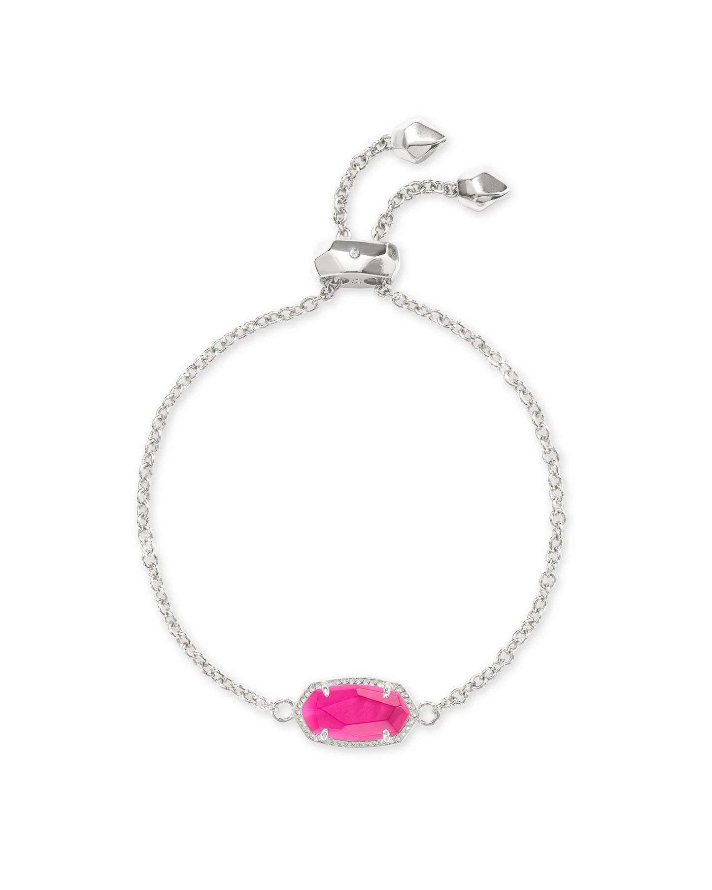 ELAINA DELICATE CHAIN BRACELET in RHODIUM AZALEA ILLUSION