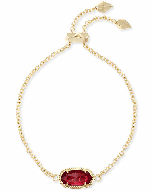 ELAINA DELICATE CHAIN BRACELET in GOLD CLEAR BERRY
