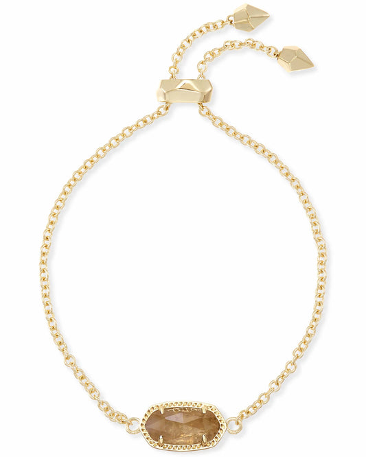 ELAINA DELICATE CHAIN BRACELET in GOLD ORANGE CITRINE QUARTZ