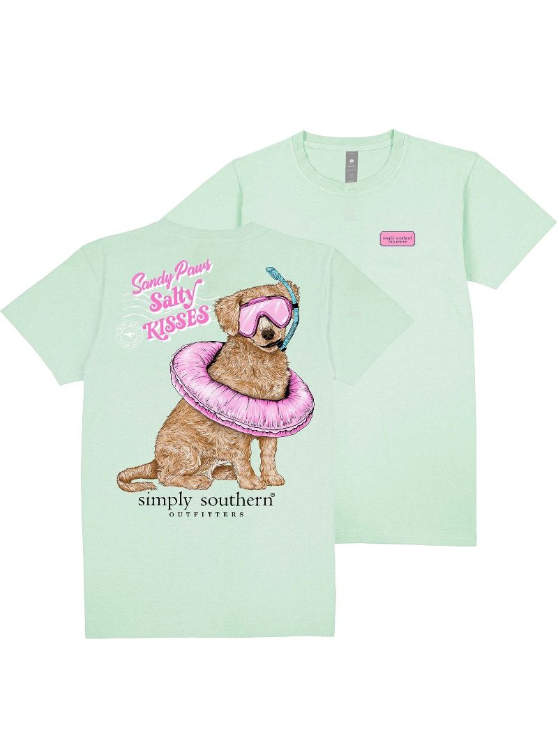 Simply Southern -PAWS  t-shirt in-MINT
