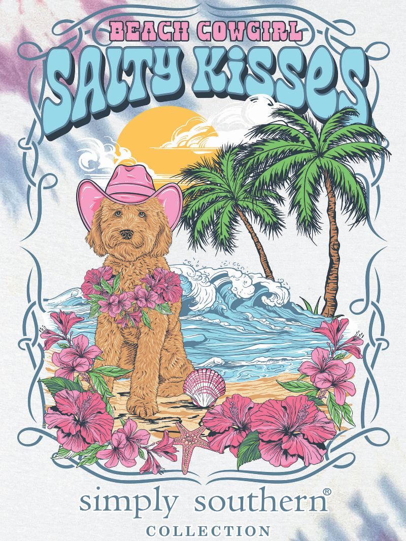 Simply Southern -SALTY  t-shirt in-GLOW
