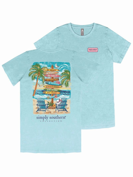 Simply Southern -SIGN-  t-shirt in WSHAQUA
