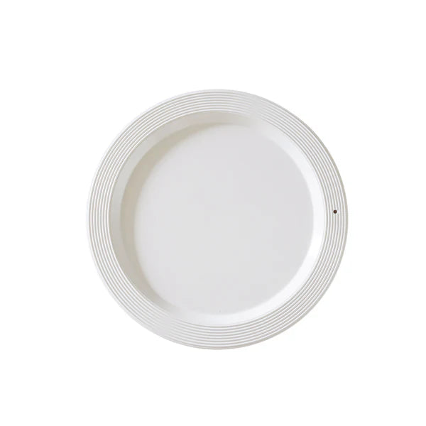 Melamine Pinstripes Round Platter Nora Fleming