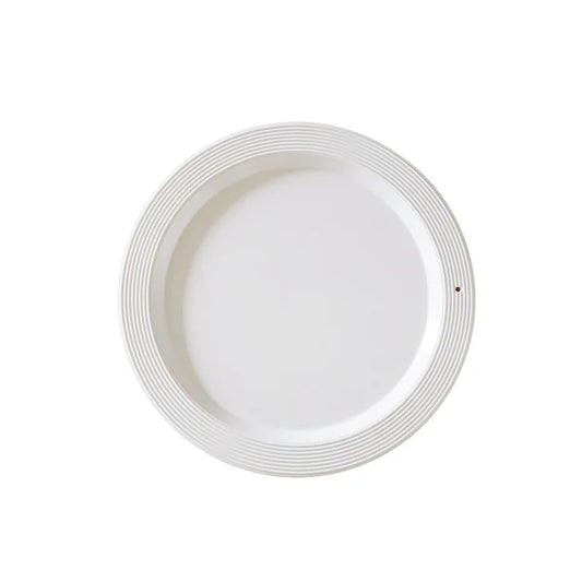 Melamine Pinstripes Round Platter Nora Fleming